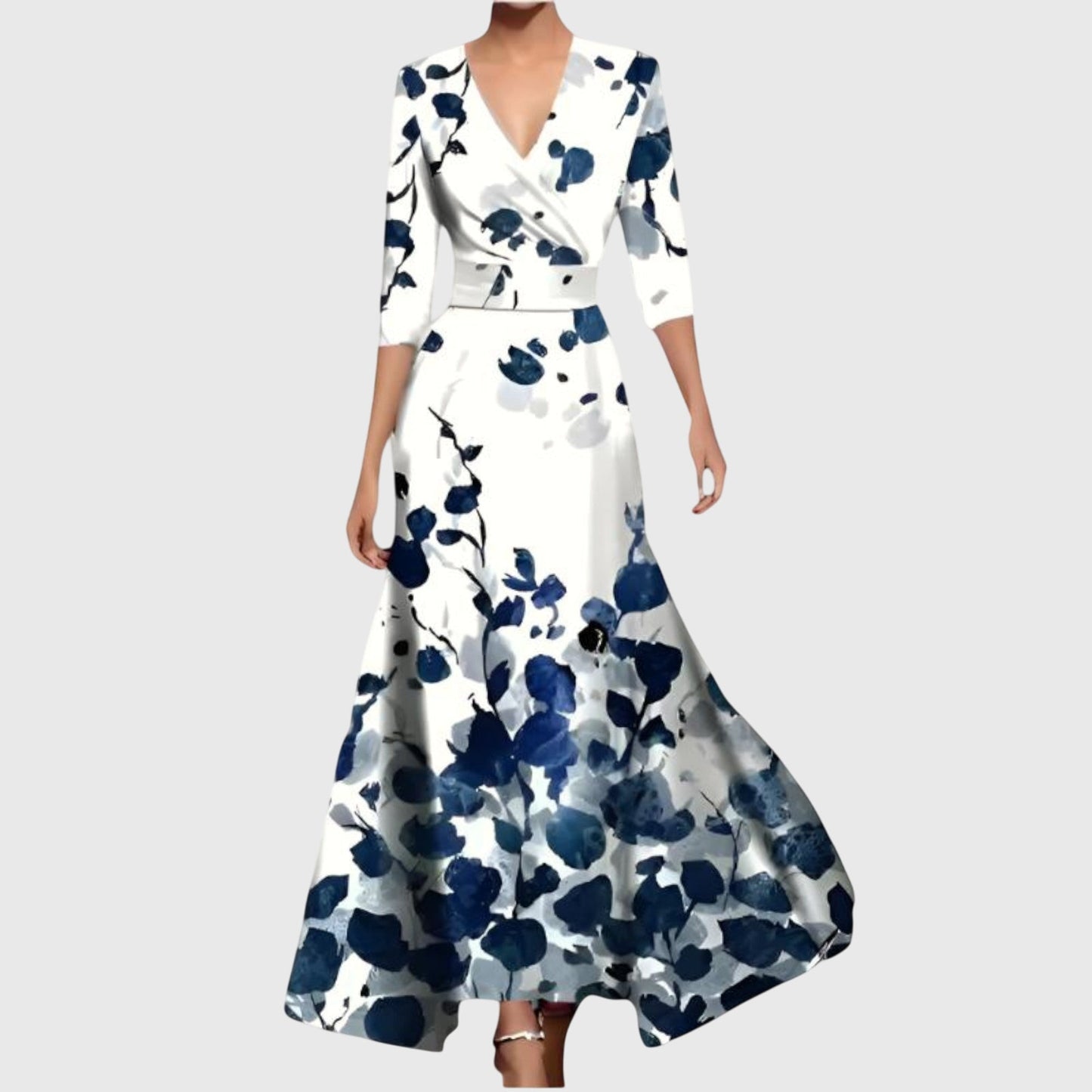 Leila – Vestido elegante de diseño fluido