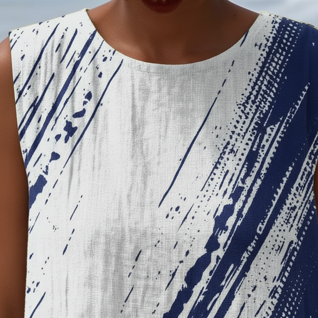 Faith | Vestido midi con pinceladas
