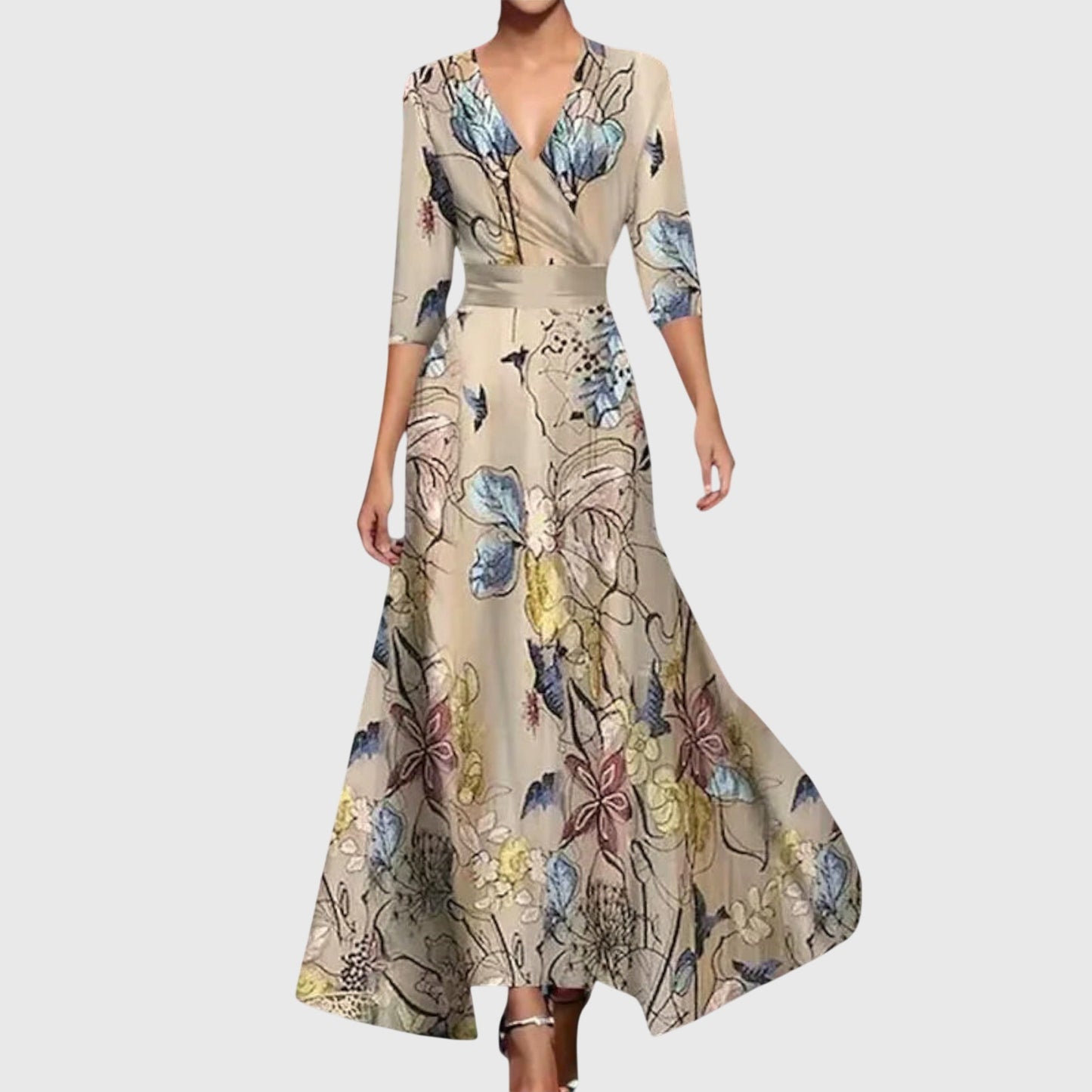 Leila – Vestido elegante de diseño fluido