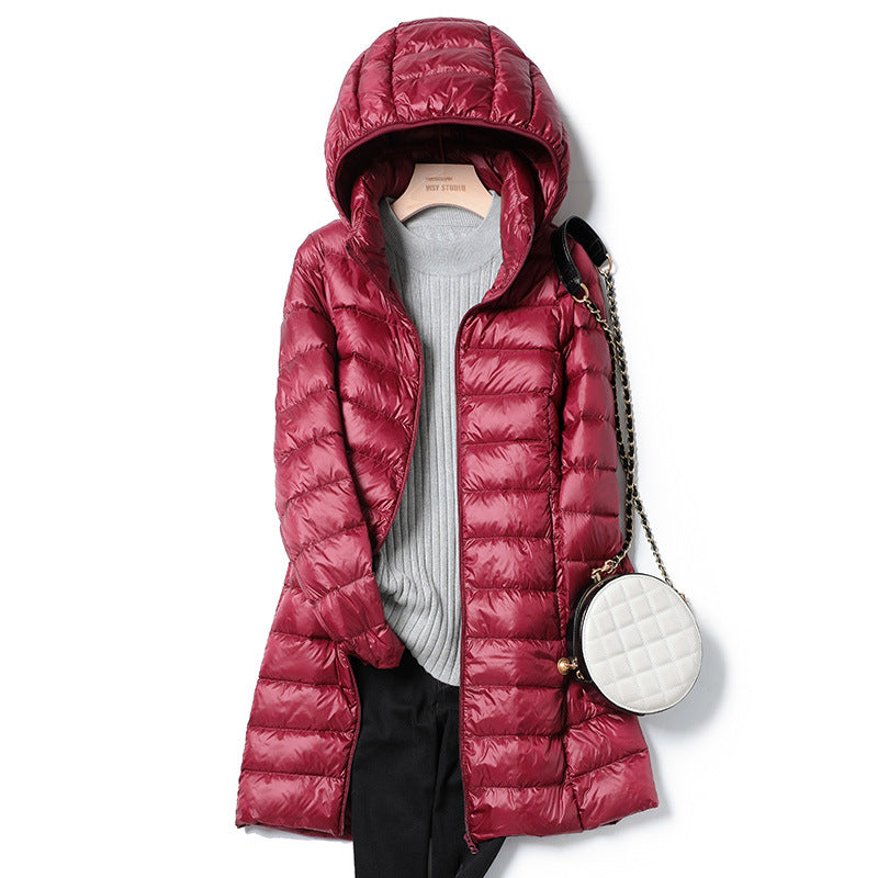 Carina - Chaqueta de invierno ligera y acolchada con capucha