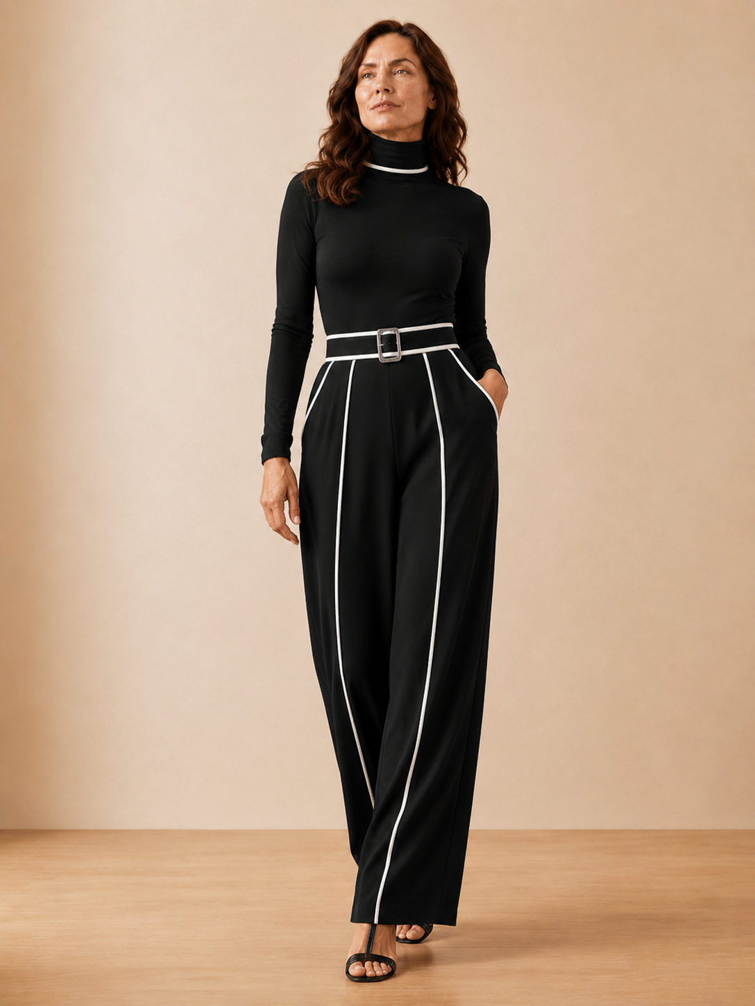 Vera™ | Conjunto elegante con detalles en contraste
