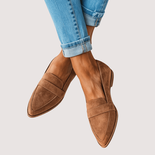 Helen | Mocasines ortopédicos de ante suave