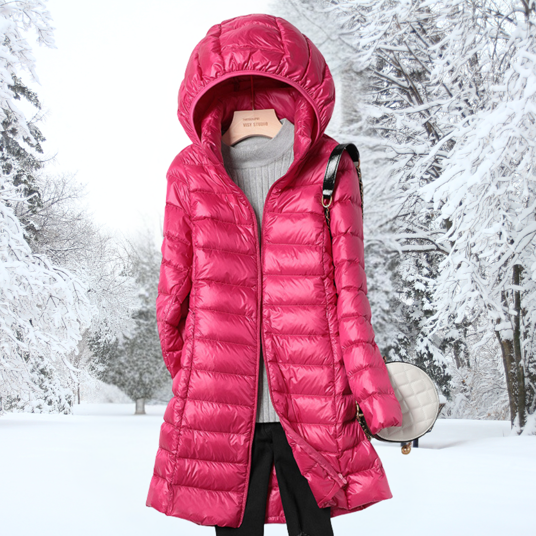 Carina - Chaqueta de invierno ligera y acolchada con capucha