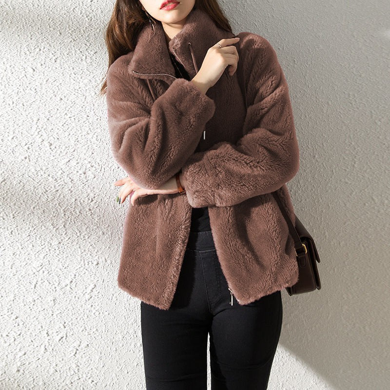 Beatrice - Chaqueta de invierno de piel para mujer