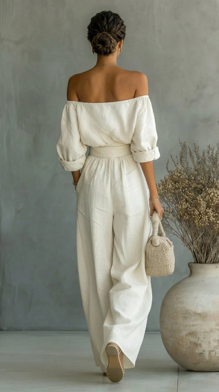 Liliána™ - Conjunto efecto lino para un estilo elegante y natural
