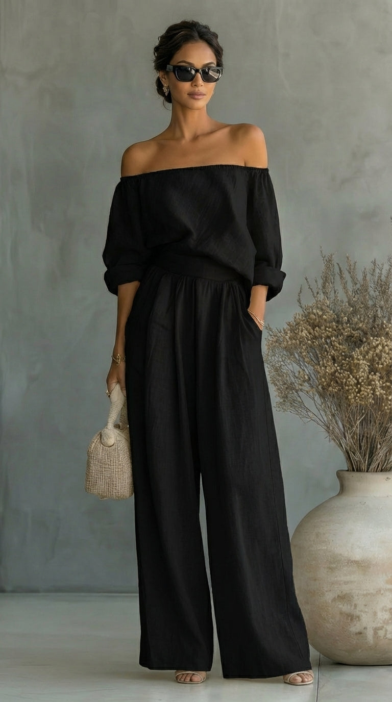 Liliána™ - Conjunto efecto lino para un estilo elegante y natural