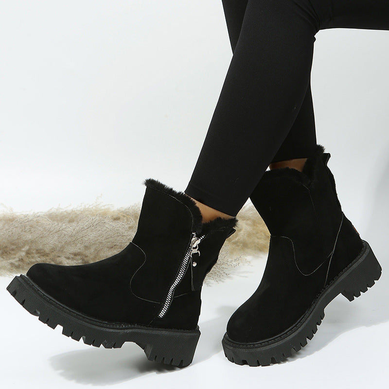Vitoria - Botines de invierno para mujer con pelo