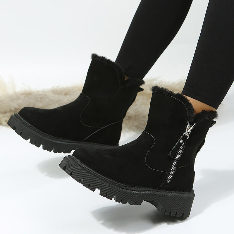 Vitoria - Botines de invierno para mujer con pelo