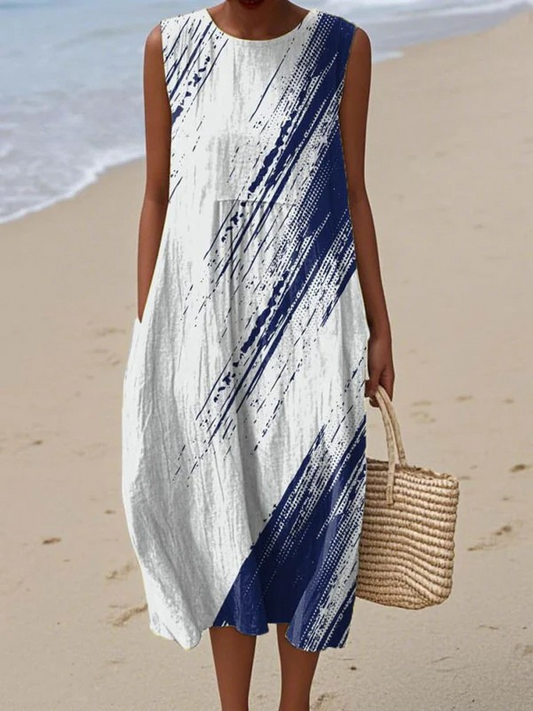 Faith | Vestido midi con pinceladas