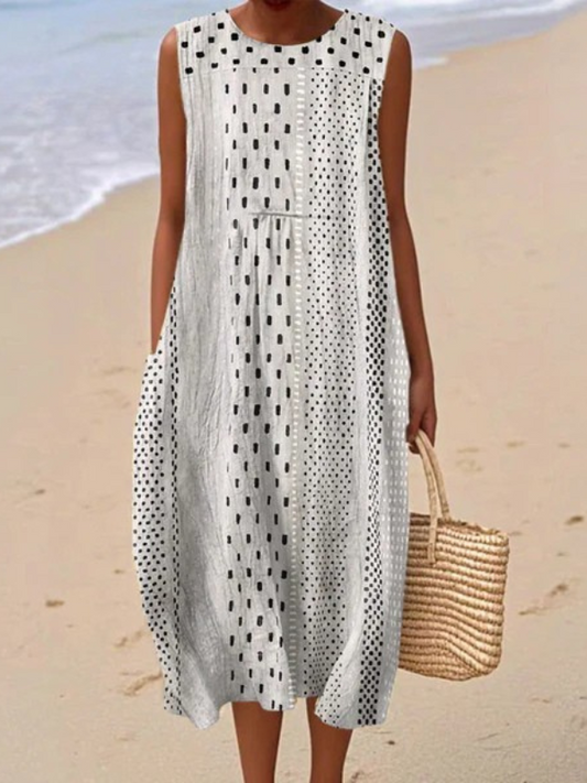 Paige | Vestido midi de lunares