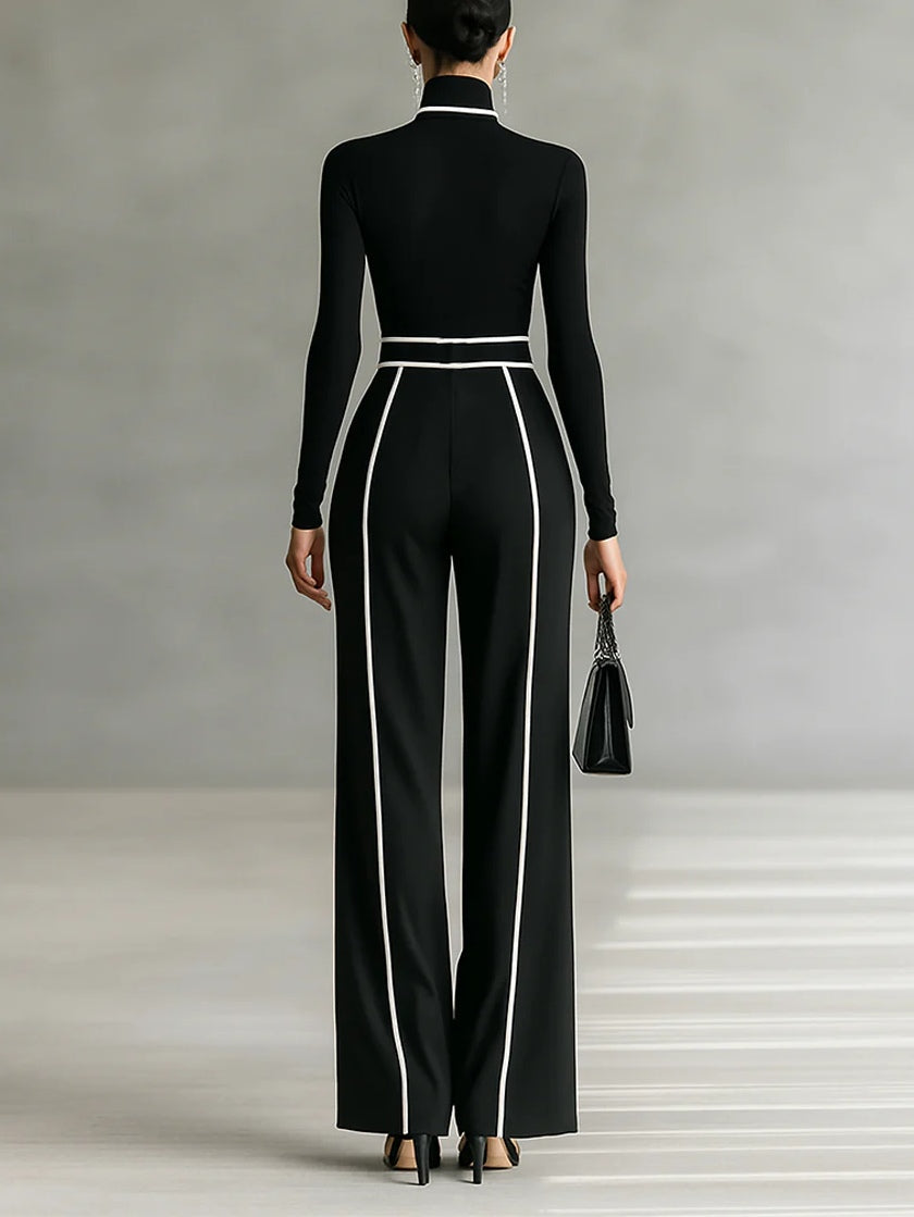Vera™ | Conjunto elegante con detalles en contraste