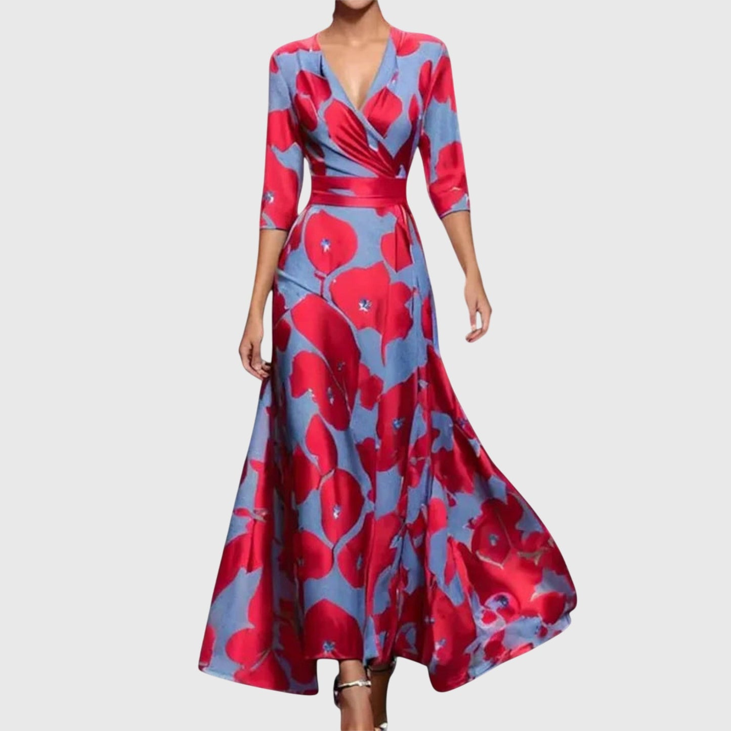 Leila – Vestido elegante de diseño fluido