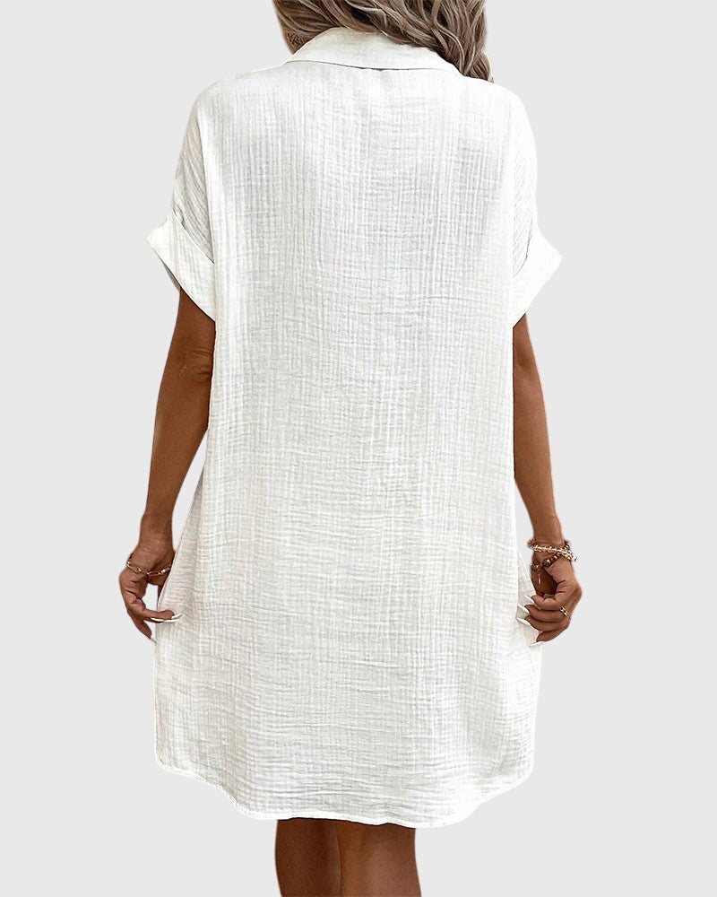 Caroline – Vestido midi elegante de estilo femenino