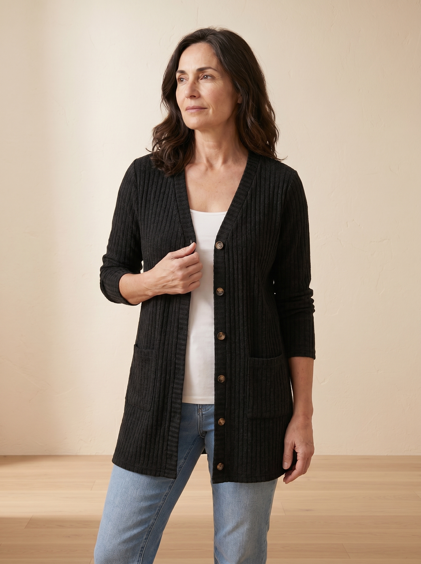 Blusa de punto texturizado